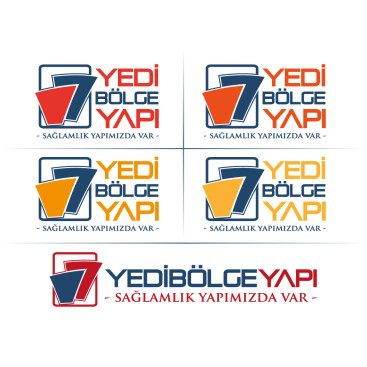 İnşaat firmamız için logo tasarımı yarışmasına tasarımcı volkanKocaman tarafından sunulan  tasarım 