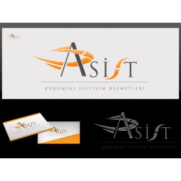 ASİST KURUMSAL İLETİŞİM İÇİN LOGO yarışmasına tasarımcı utku2002 tarafından sunulan  tasarım 