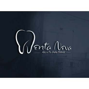 Diş kliniği için logo tasarımı yarışmasına tasarımcı ekvrk tarafından sunulan  tasarım 