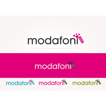 logo tasarımı modafoni.com yarışmasına tasarımcı Altun tarafından sunulan  tasarım 