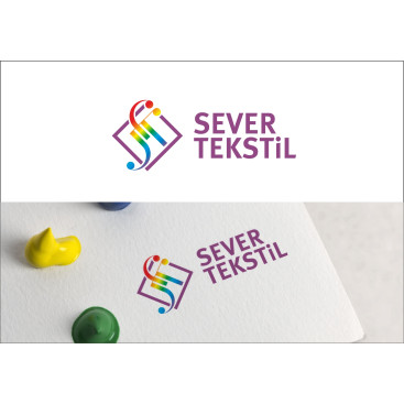 Tekstil firma logosu yarışmasına tasarımcı grafikerh tarafından sunulan  tasarım 