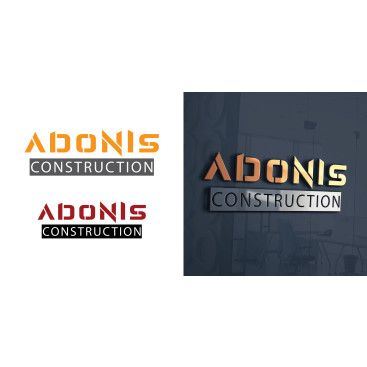 Adonis Construction Logo Tasarımı yarışmasına tasarımcı seydanurblgn tarafından sunulan  tasarım 