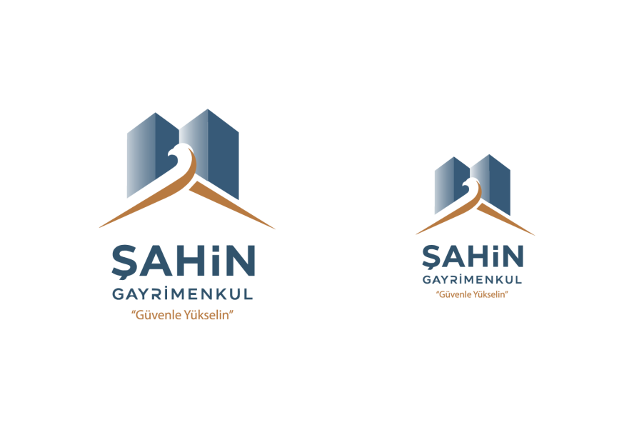 Şahin Gayrimenkul Logo + Kurumsal Kimlik yarışmasına tasarımcı izdüsümü tarafından sunulan  tasarım 