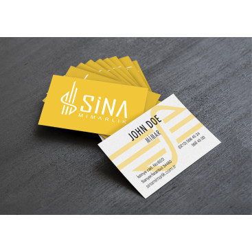 Mimarlık Kartvizit Çalışması yarışmasına tasarımcı n_mrd tarafından sunulan  tasarım 