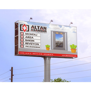 Ana yol kenarlarına tabela tasarımı yarışmasına tasarımcı GÖKBÖRÜ tarafından sunulan  tasarım 