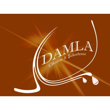 DAMLA Çikolata ve Şekerleme logo tasarım yarışmasına tasarımcı TeZCaN tarafından sunulan  tasarım 