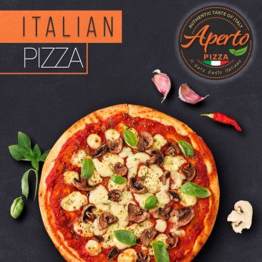 APERTO PİZZA LOGOSUNU ARIYOR yarışmasına tasarımcı fatihyilmaz tarafından sunulan  tasarım 