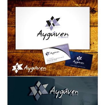 İNŞAAT SEKTÖRÜ LOGO VE KARTVİZİT TASARIM yarışmasına tasarımcı E V A ® Studio tarafından sunulan  tasarım 