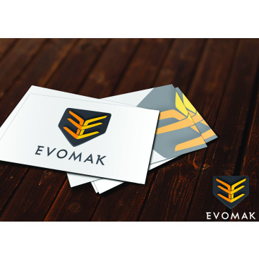 Evomak Logo tasarımı yarışmasına tasarımcı orhanmusellim tarafından sunulan  tasarım 