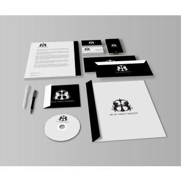 Avukatlık Bürosu Kurumsal Kimlik  yarışmasına tasarımcı afroman tarafından sunulan  tasarım 