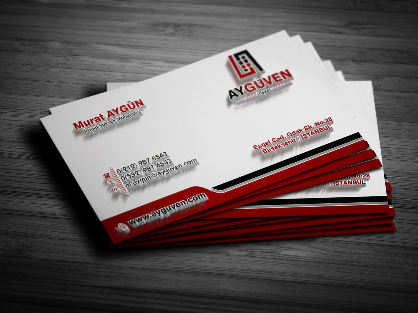 Tasarlayan grafikseli-İNŞAAT SEKTÖRÜ LOGO VE KARTVİZİT TASARIM