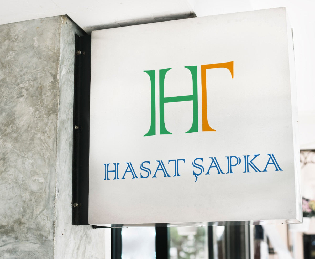 Tasarlayan sevinc atölyesi-Ht Hasat Şapka Logo çalışması