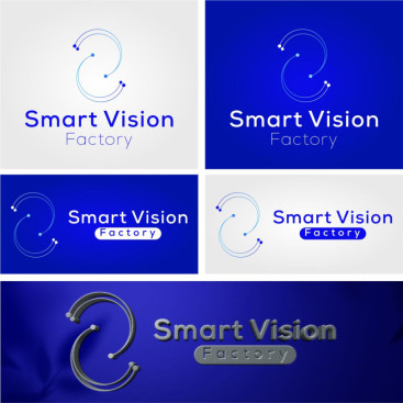 Smart Vision Factory için Logo Tasarımı yarışmasına tasarımcı elifloras tarafından sunulan  tasarım