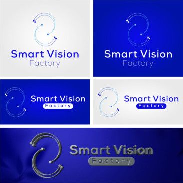 Smart Vision Factory için Logo Tasarımı yarışmasına tasarımcı elifloras tarafından sunulan  tasarım 