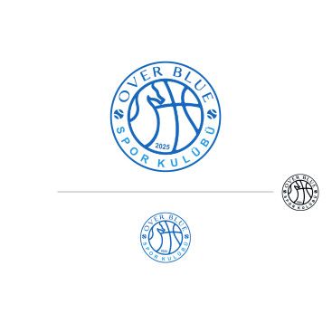 Spor kulübü logosu yarışmasına tasarımcı grafikodam tarafından sunulan  tasarım 