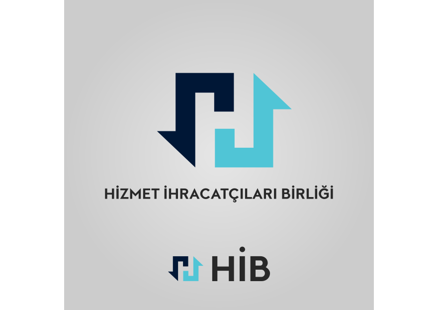 HİZMET İHRACATÇILARI BİRLİĞİ İÇİN LOGO  yarışmasına tasarımcı ilker beşken tarafından sunulan  tasarım 