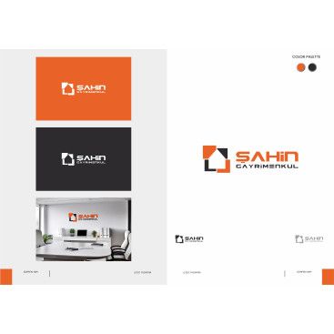 Şahin Gayrimenkul Logo + Kurumsal Kimlik yarışmasına tasarımcı omerardicli tarafından sunulan  tasarım 