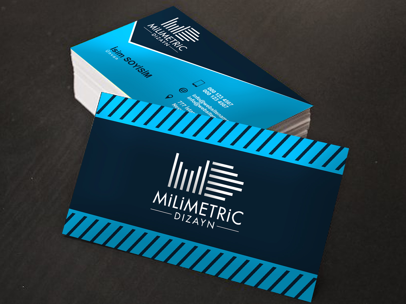 Tasarlayan grfkismail-MİLİMETRİC DİZAYN LOGO, KART VE KURUMSAL