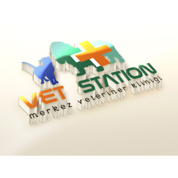 VET STATION VETERİNER KLİNİĞİ   LOGO  yarışmasına tasarımcı starlord20 tarafından sunulan  tasarım 