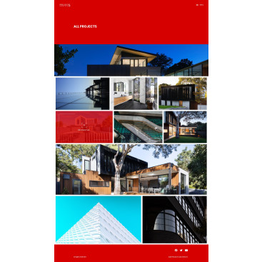 PROJECTS ARCHİTECTS - WEB TASARIM YARIŞ! yarışmasına tasarımcı tuportfolyo tarafından sunulan  tasarım