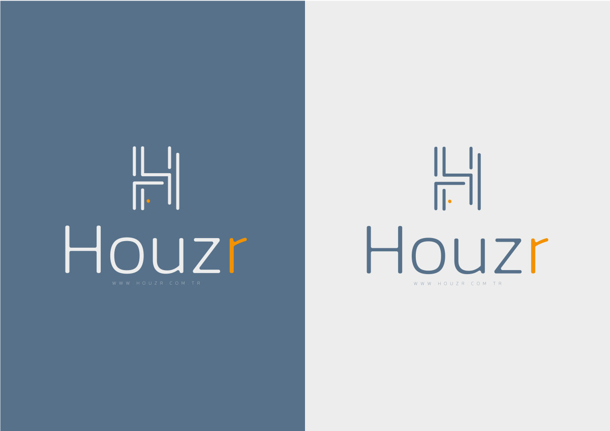 Tasarlayan Avcı Design-Houzr Startup'ı İçin Logo Çalışması