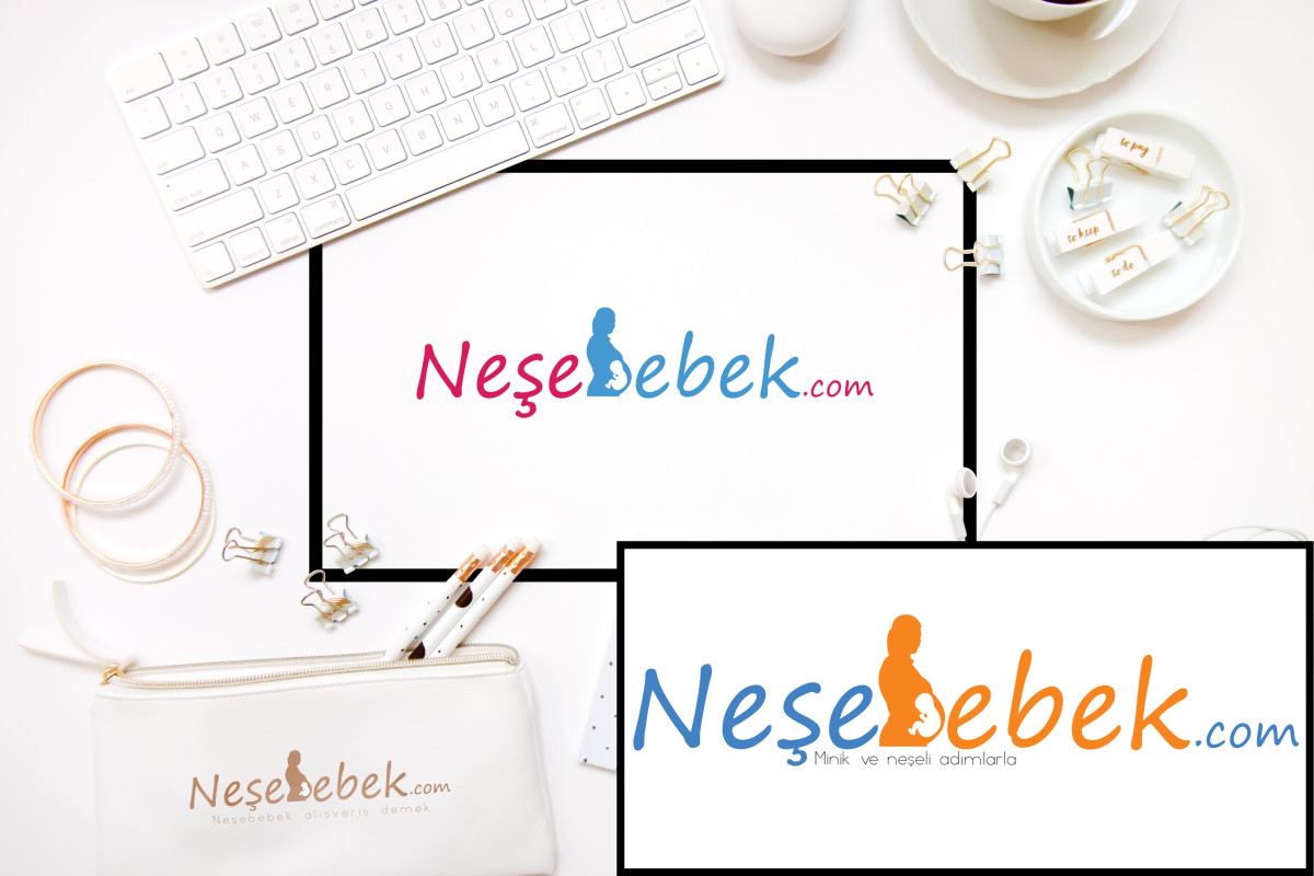 Tasarlayan Cerenium-NeşeBebek.com Logo Tasarımı 355x100 px
