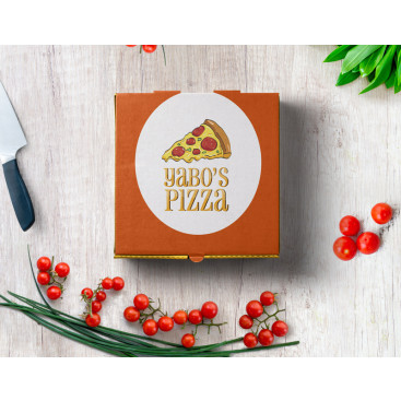Yabo's Pizza yarışmasına tasarımcı ferielinda tarafından sunulan  tasarım 