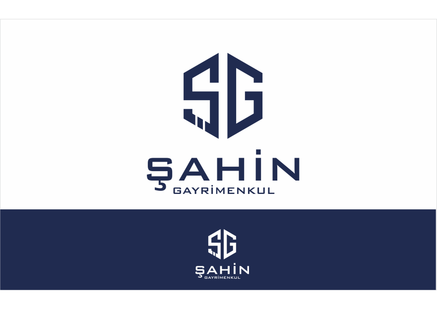 Şahin Gayrimenkul Logo + Kurumsal Kimlik yarışmasına tasarımcı ErcanH tarafından sunulan  tasarım 