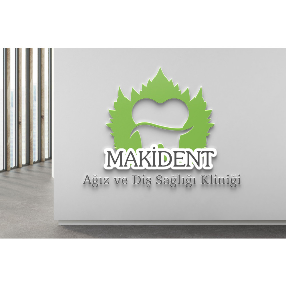 Diş kliniği için logo tasarımı yarışmasına Dmt_atk tarafından girilen tasarım