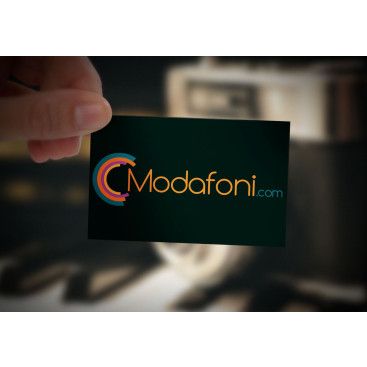 logo tasarımı modafoni.com yarışmasına tasarımcı grfİlm tarafından sunulan  tasarım 