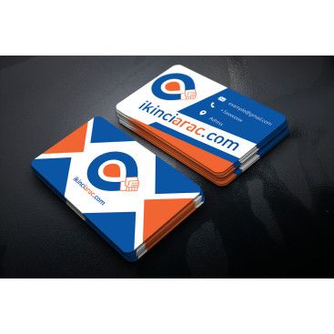 İKİNCİARAÇ İÇİN EN İYİ KARTVİZİT yarışmasına tasarımcı arendy tarafından sunulan  tasarım 