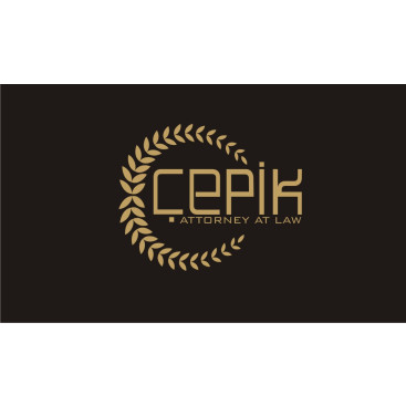 Çok şık ,dikkat çekici  Avukatlık Logosu yarışmasına tasarımcı Designe® tarafından sunulan  tasarım 