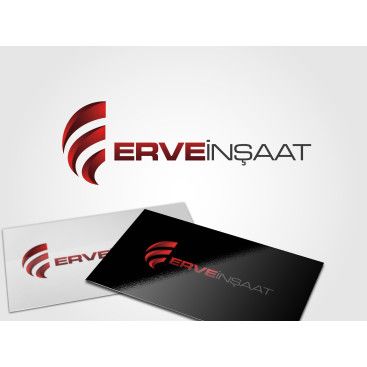 ERVE İnşaat İçin Logo+KurumsalKimlik yarışmasına tasarımcı yeliztasarım tarafından sunulan  tasarım 