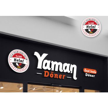 Kuru Yolum Helal Tavuk Döner Markası  yarışmasına tasarımcı grfkismail tarafından sunulan  tasarım 