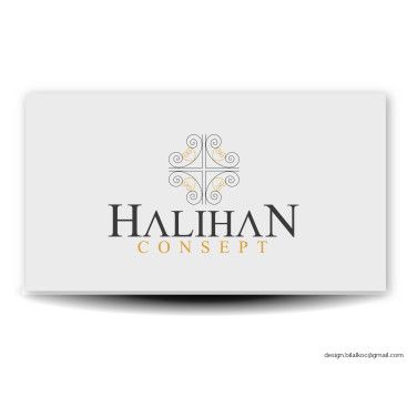 HALIHAN markası için logo ve tabela yarışmasına tasarımcı BilalKoc tarafından sunulan  tasarım 