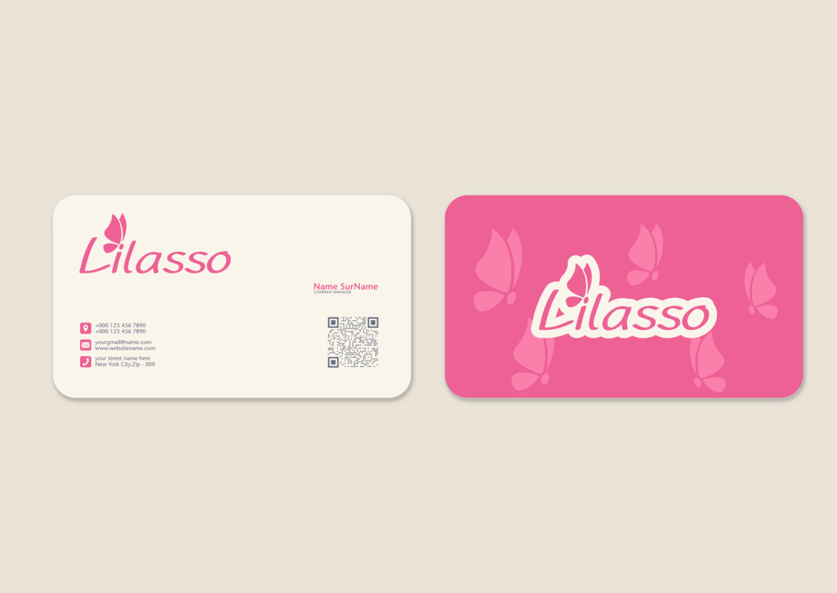 Tasarlayan grfkismail-''LİLASSO'' MARKASI İÇİN LOGO-KARTVİZİT