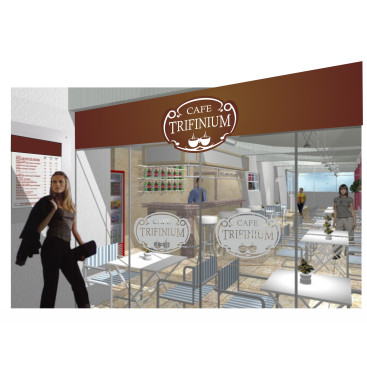 BULUŞMA NOKTASI OLACAK CAFE yarışmasına tasarımcı endpoint tarafından sunulan  tasarım 