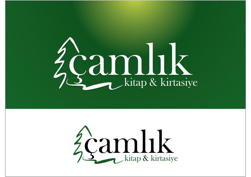 ÇAMLIK KİTAP-KIRTASİYE İÇİN LOGO TASARIM yarışmasına tasarımcı grfkismail tarafından sunulan  tasarım 