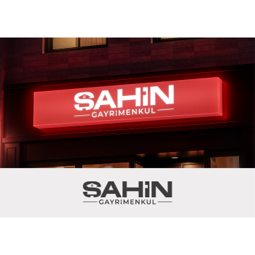 Şahin Gayrimenkul Logo + Kurumsal Kimlik yarışmasına tasarımcı MS™ tarafından sunulan  tasarım 