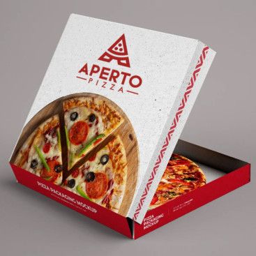 APERTO PİZZA LOGOSUNU ARIYOR yarışmasına tasarımcı Ersin Esra tarafından sunulan  tasarım 