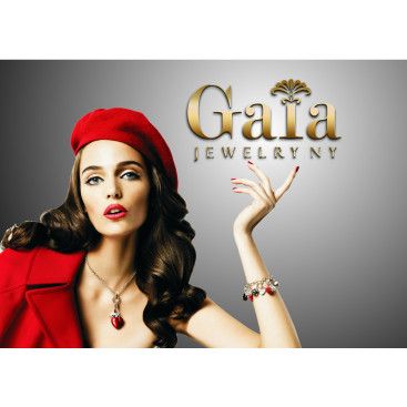 GAIA NY Taki Markasi Icin Logo Tasarimi yarışmasına tasarımcı cakirdesign tarafından sunulan  tasarım 