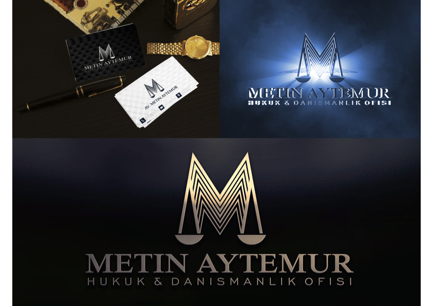 Hukuk ofisimize logo arıyoruz yarışmasına tasarımcı hattori hanzo® tarafından sunulan  tasarım 