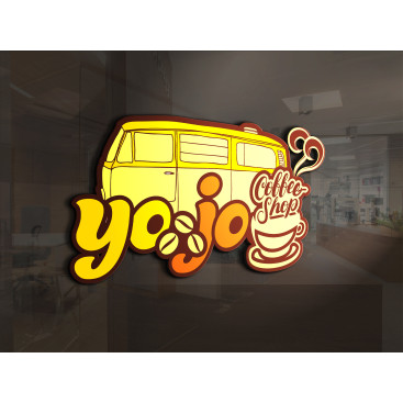 Kahveci Logosu yarışmasına tasarımcı tufangulsu tarafından sunulan  tasarım 