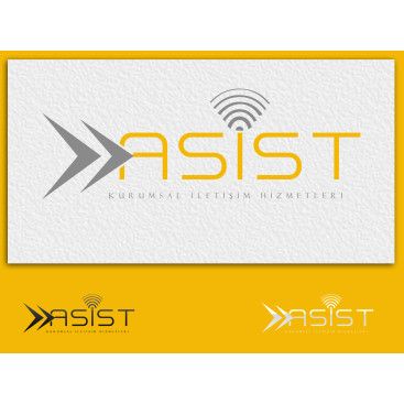 ASİST KURUMSAL İLETİŞİM İÇİN LOGO yarışmasına tasarımcı utku2002 tarafından sunulan  tasarım 