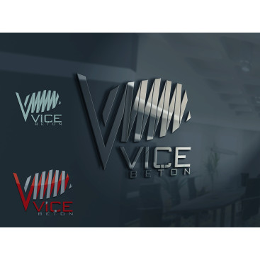 VİÇE BETON Logo Yarışması Başladı yarışmasına tasarımcı grfkismail tarafından sunulan  tasarım 