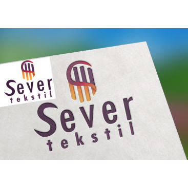 Tekstil firma logosu yarışmasına tasarımcı zlematc tarafından sunulan  tasarım 