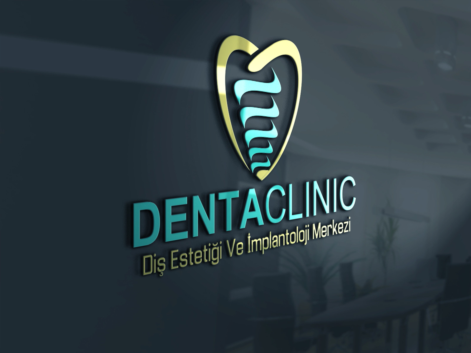 Tasarlayan wAres-Diş kliniği logo tasarımı