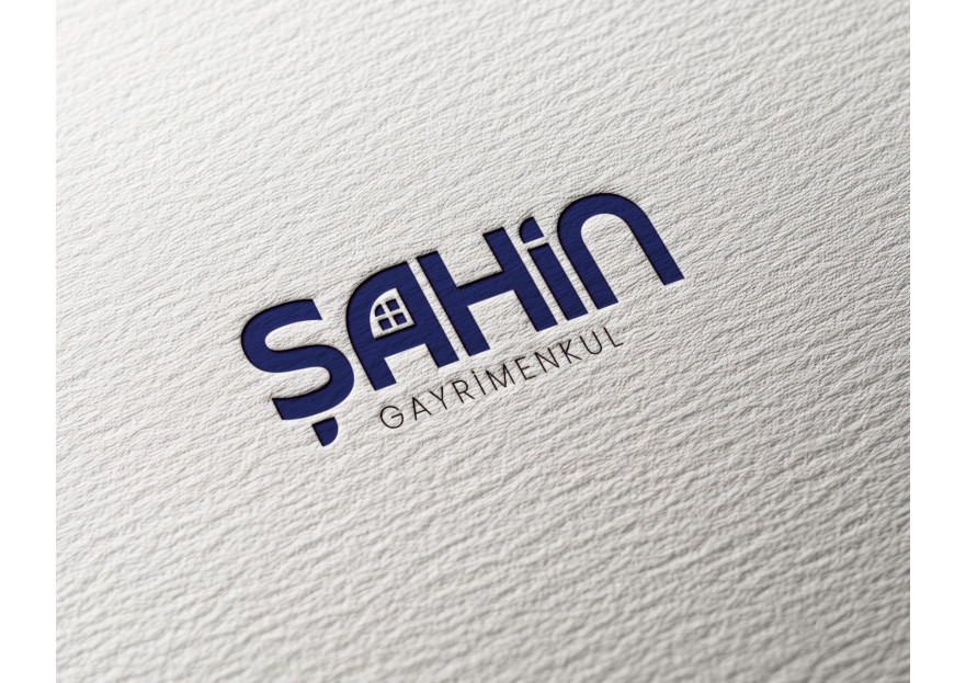 Şahin Gayrimenkul Logo + Kurumsal Kimlik yarışmasına tasarımcı pinkselldesign tarafından sunulan  tasarım 