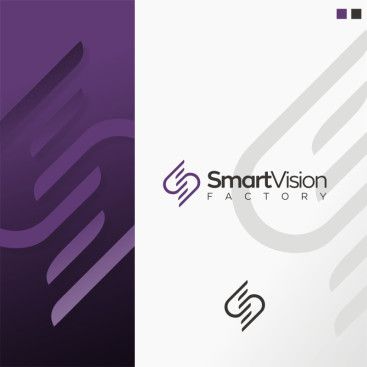 Smart Vision Factory için Logo Tasarımı yarışmasına tasarımcı RΛPİDO tarafından sunulan  tasarım 