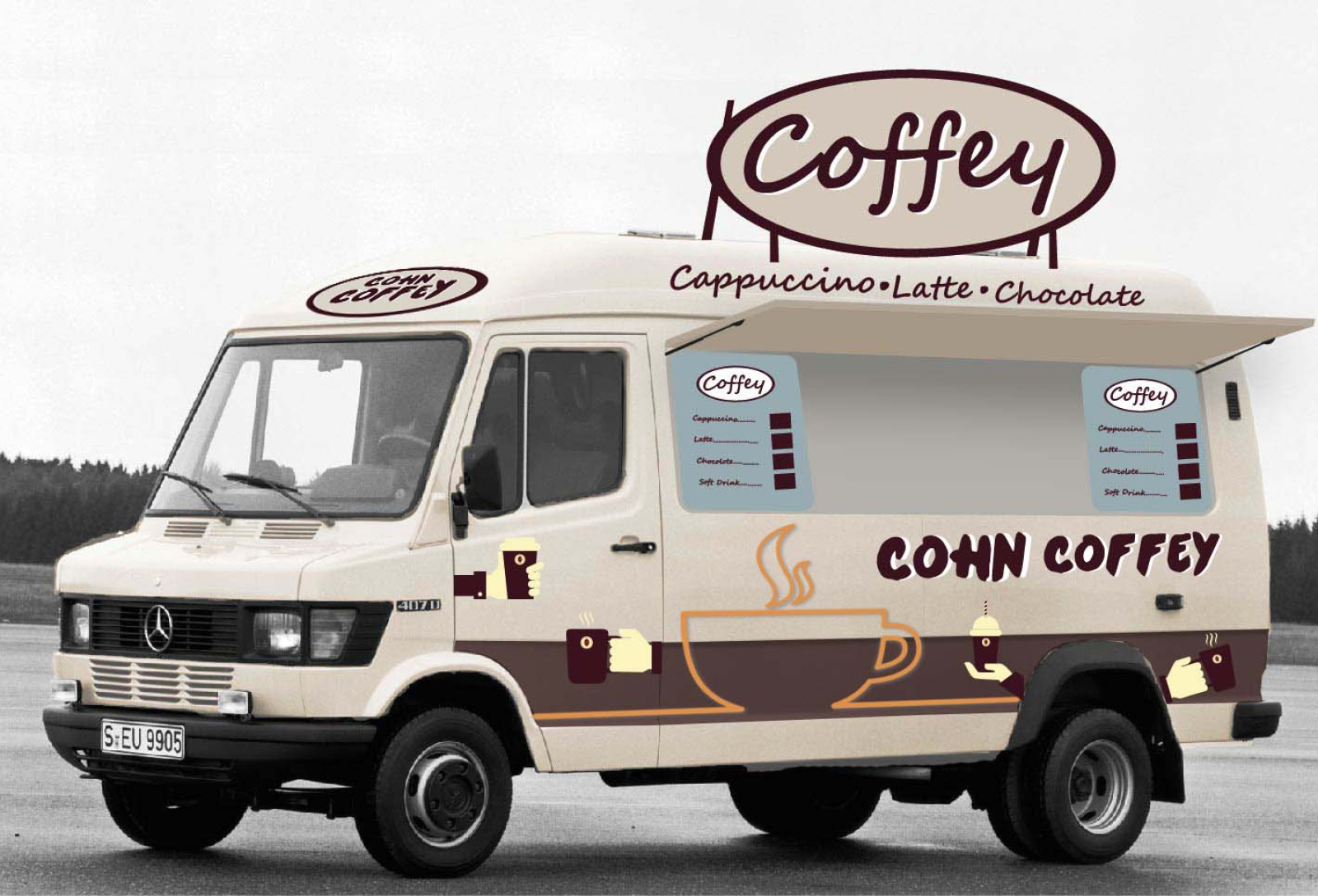 Tasarlayan Forlive Design-John Coffey Minibüs Giydirme